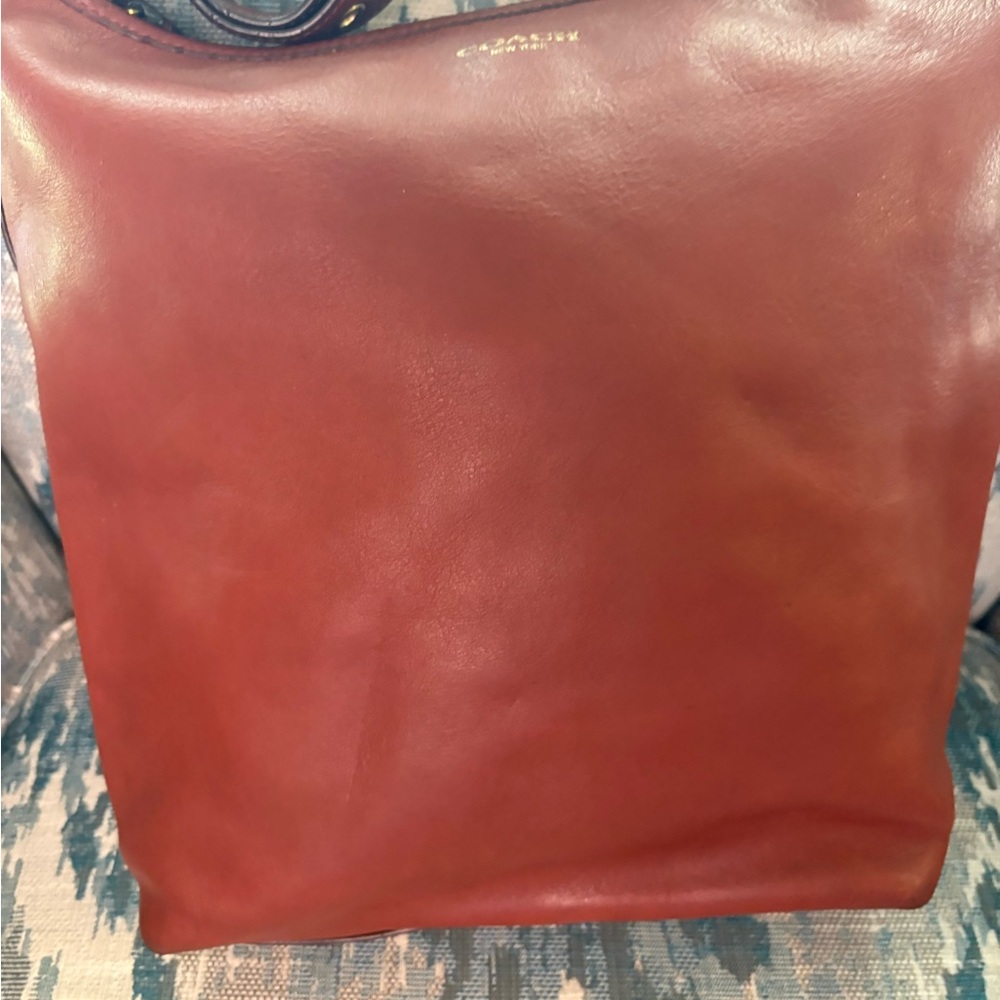 Vintage Coach Brooklyn Buttery Soft Leather Shoulder Bag in Toffee - Picture 3 of 12